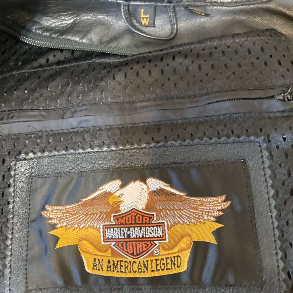Women's Harley Davidson FXRG Leather Jacket - Picture 6 of 7